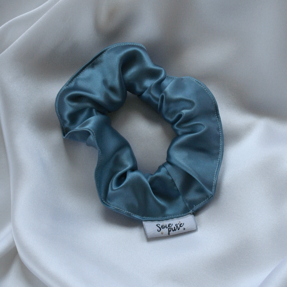 Petrol Blue Scrunchie