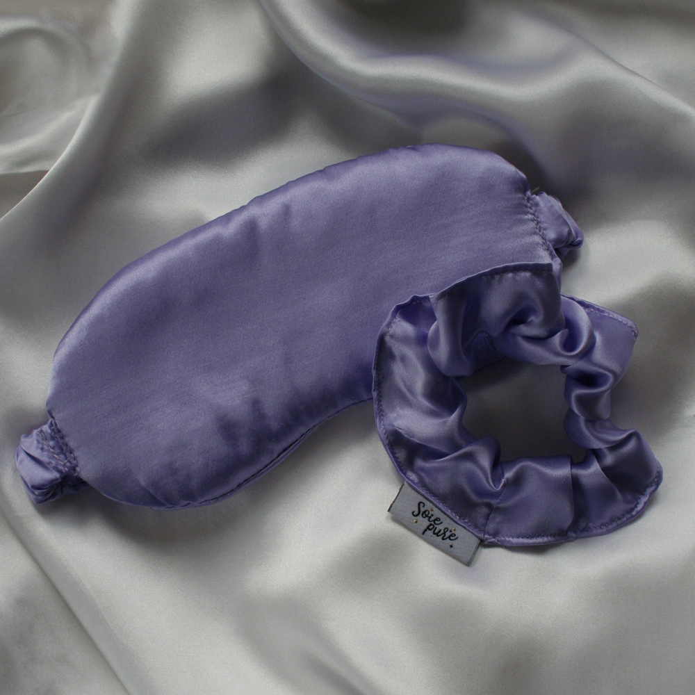 KIDS Lavender Eye Mask & Scrunchie Set